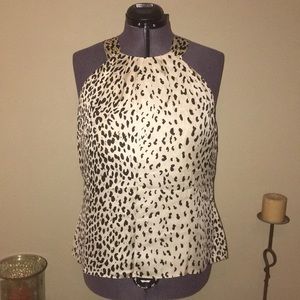 ‘Nordstrom find’ Leopard Sleeveless Blouse